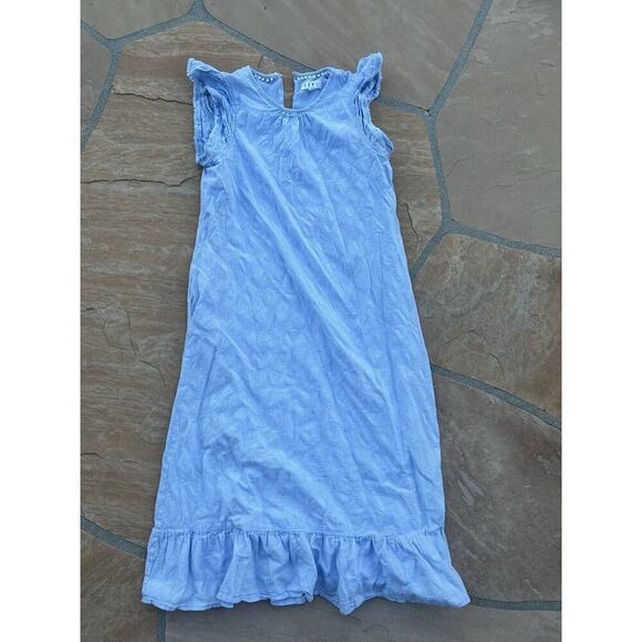 THML Light Blue Flutter Sleeves Dress, Sz Small LS - Picture 1 of 3